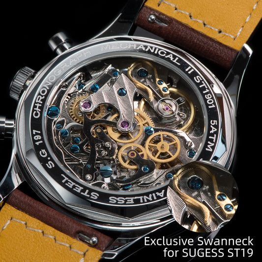 Sugess S387 Mechanical Chronograph – Classic Heritage Luxury Wristwatch