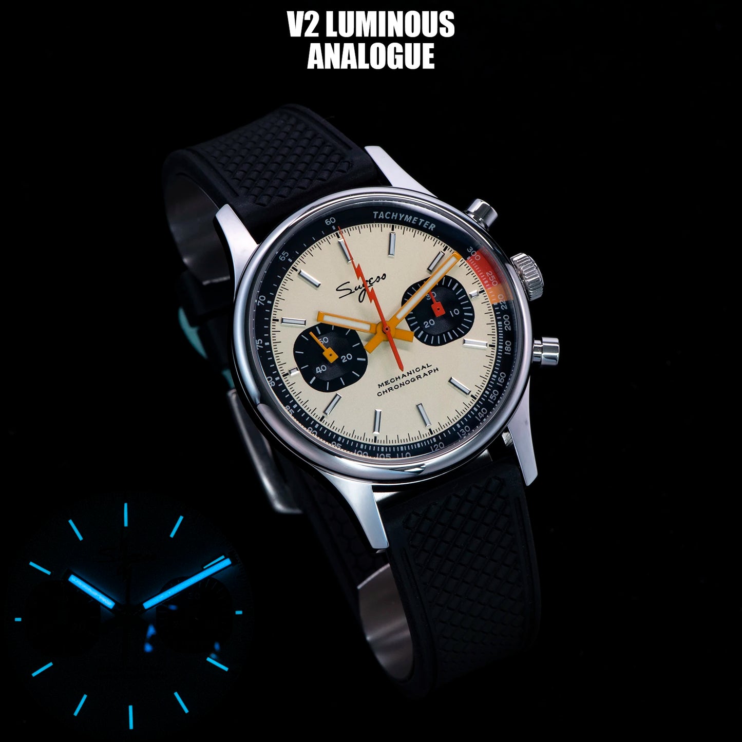 Sugess S387 Mechanical Chronograph – Classic Heritage Luxury Wristwatch