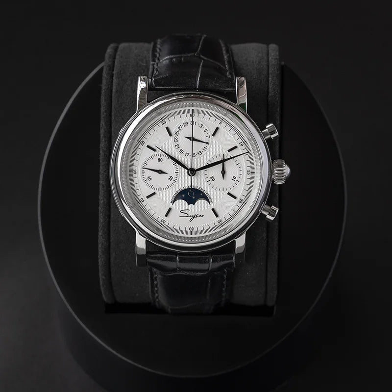 Sugess Heritage Chronograph | Genuine Moonphase & Sapphire Crystal (SU1908SB)