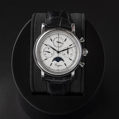 Sugess Heritage Chronograph | Genuine Moonphase & Sapphire Crystal (SU1908SB)
