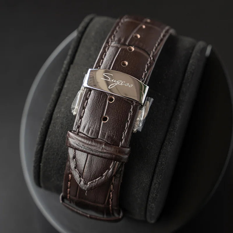 Sugess Heritage Chronograph | Genuine Moonphase & Sapphire Crystal (SU1908SB)