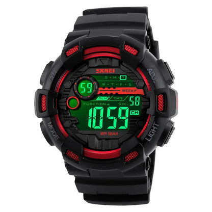 Men's Woman's Sports Watches LED Digital Outdoor Waterproof Alarm & Chrono