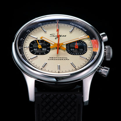 Sugess S387 Mechanical Chronograph – Classic Heritage Luxury Wristwatch