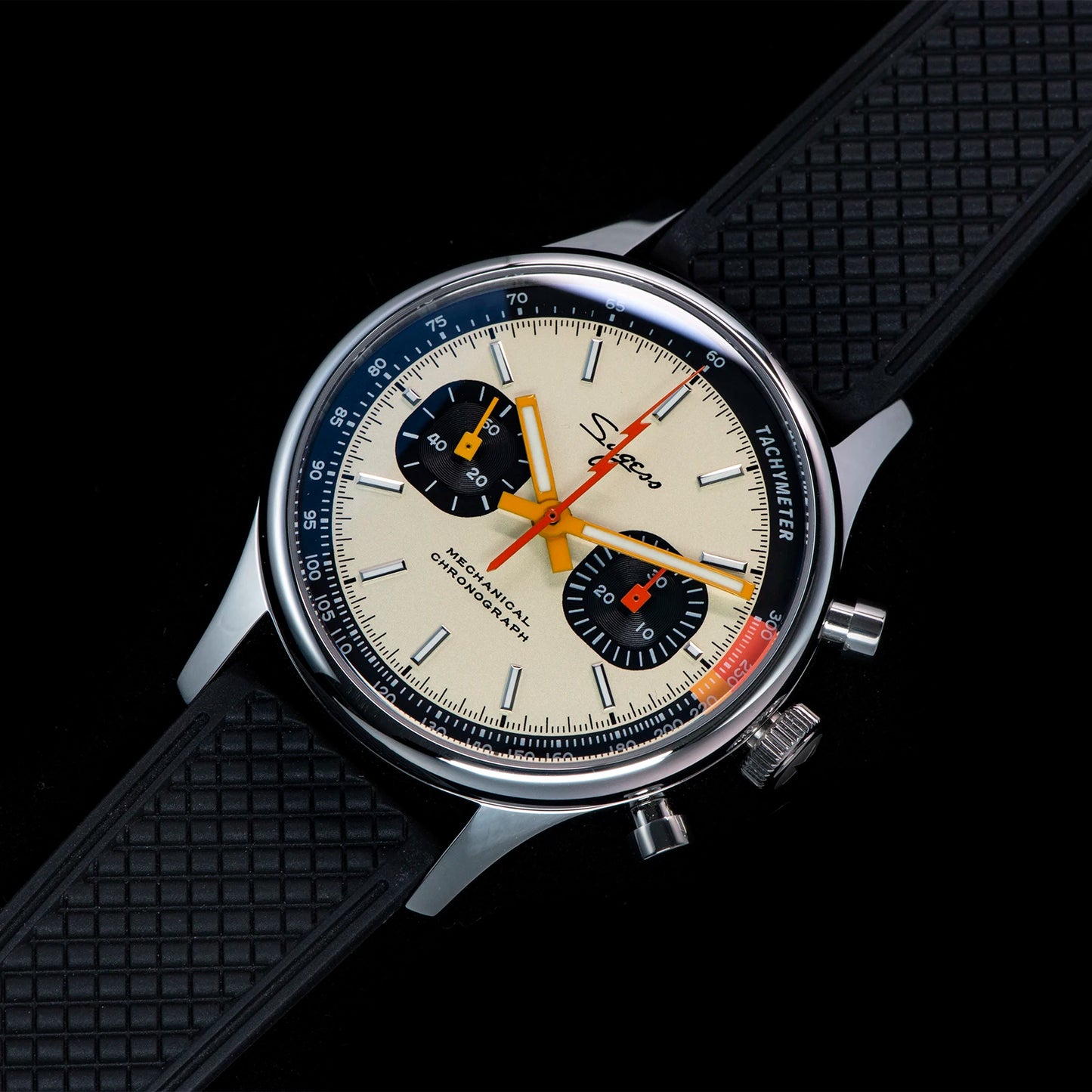 Sugess S387 Mechanical Chronograph – Classic Heritage Luxury Wristwatch