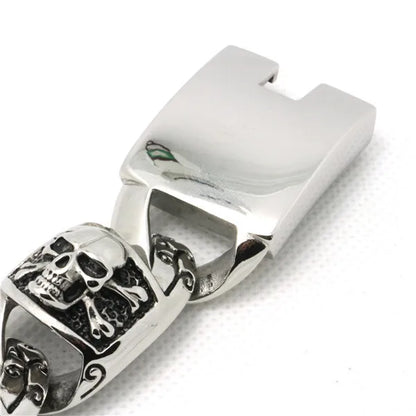 Gothic Skeleton Bracelet for Men - 316L Stainless Steel