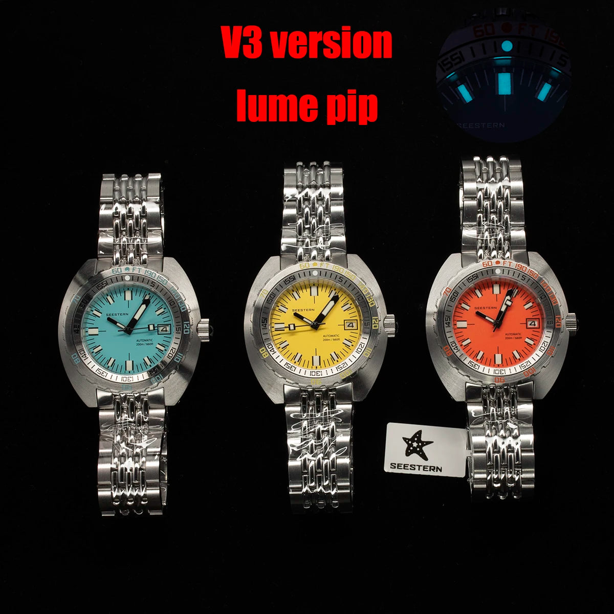 Seestern Ocean Star V3 GMT Automatic Wristwatch