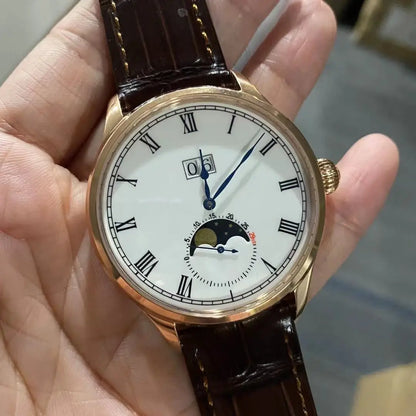 Sugess Moonphase Automatic: Luxury Mechanical Watch with Sapphire Crystal