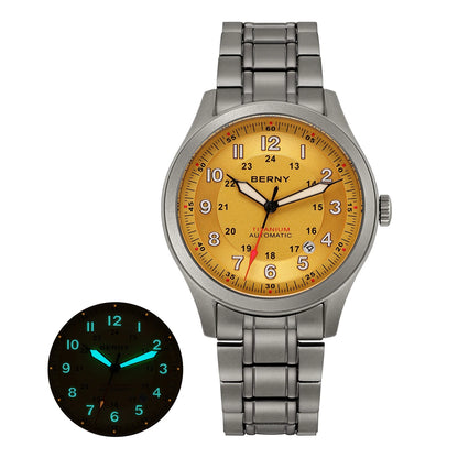 BERNY AMT163MS Titanium Automatic Field Watch