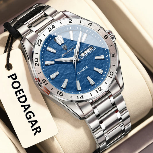Poedagar "Wave-Dial" Sport Luxury – Day/Date Edition