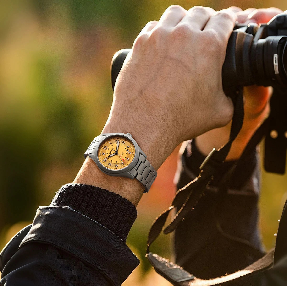 BERNY AMT163MS Titanium Automatic Field Watch