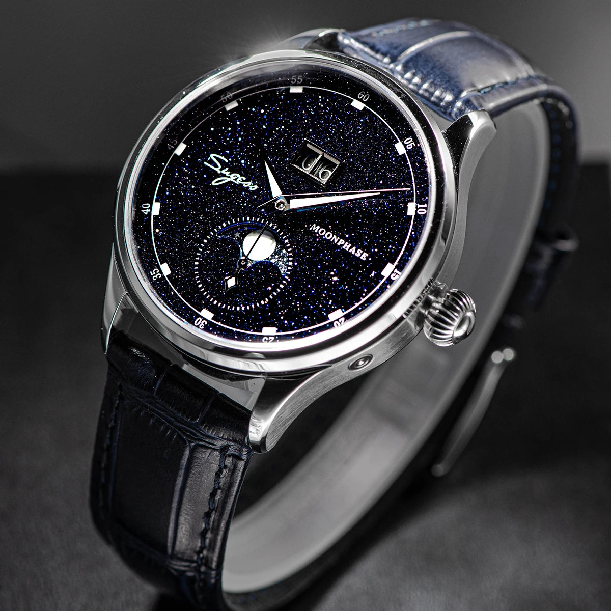 Sugess S401B V3 Moonphase Master – Automatic Big Date Aventurine Dial Luxury Watch