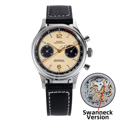 Sugess 1963 Chronograph 40mm | Mechanical Pilot Watch with Seagull ST19 Movement