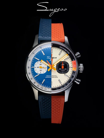 Sugess S387 Mechanical Chronograph – Classic Heritage Luxury Wristwatch
