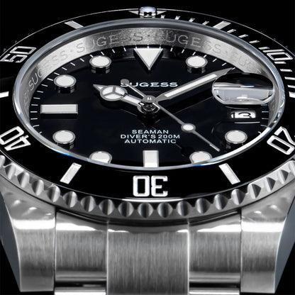Sugess Ocean Star SU126610LV Automatic Diver – Ceramic Green Bezel 40mm Luxury Sports Watch