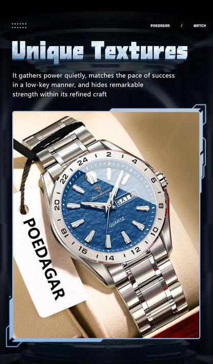 Poedagar "Wave-Dial" Sport Luxury – Day/Date Edition