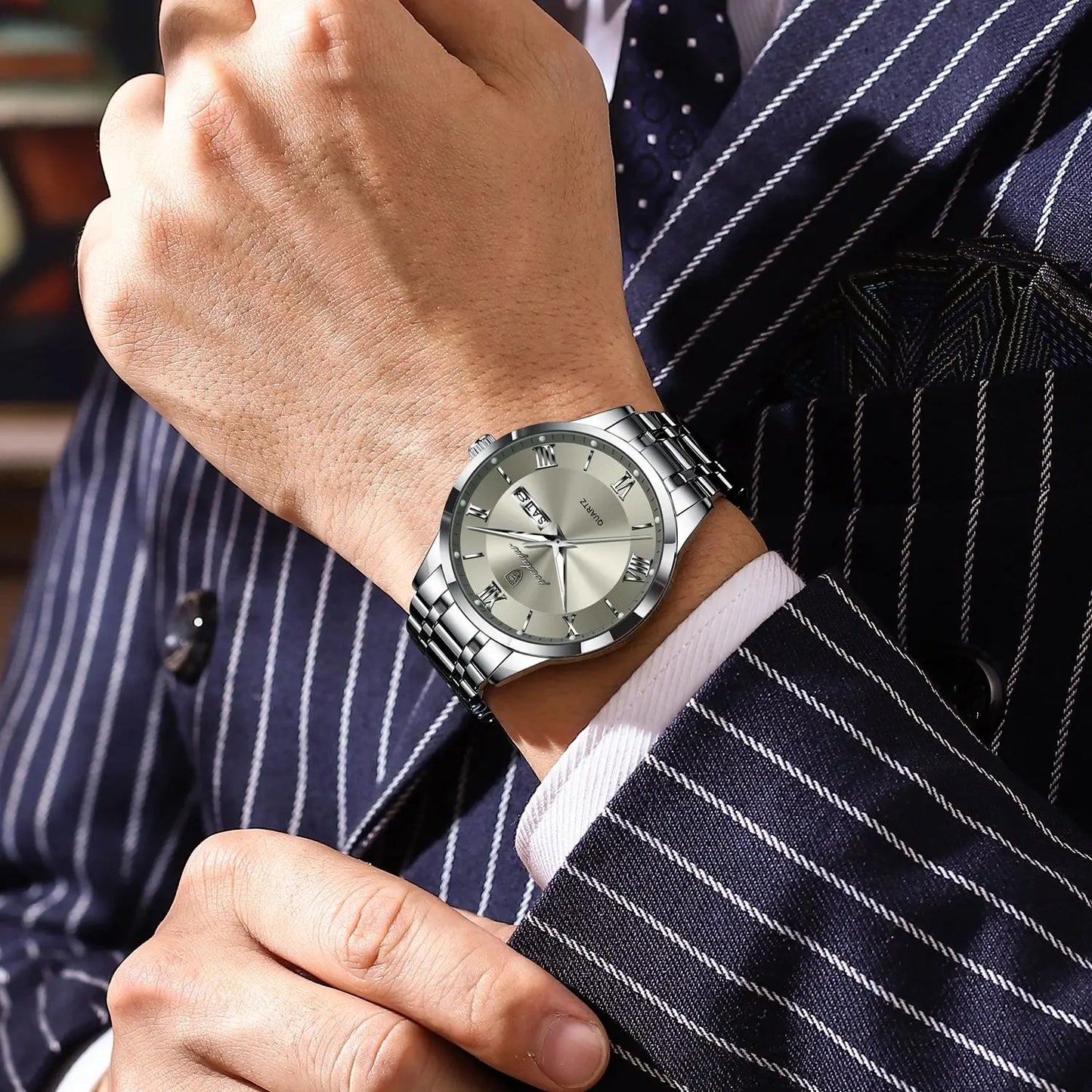 Executive Classic – Roman Dial Steel Edition