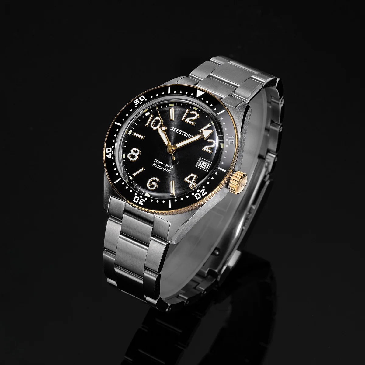 SEESTERN S434 V2 Automatic Diver - Upgraded 39mm Skin Diver