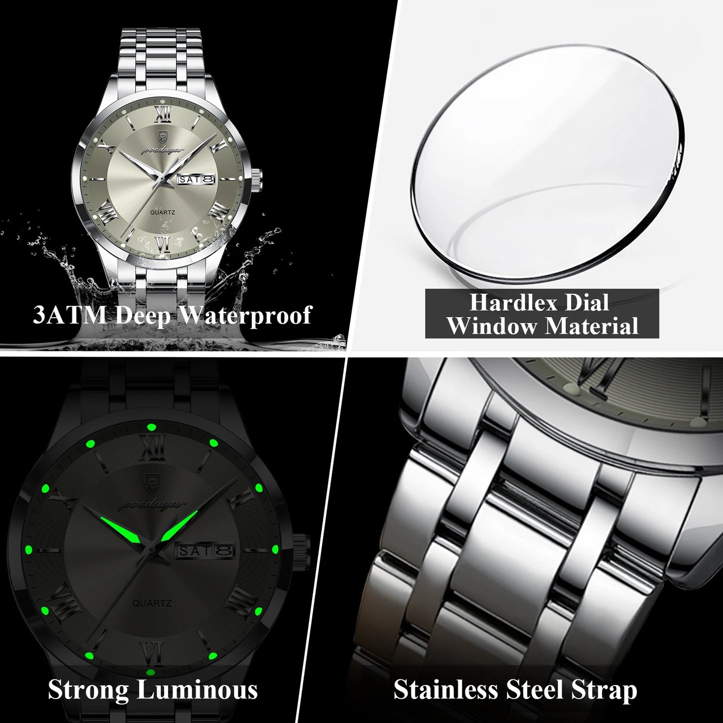 Executive Classic – Roman Dial Steel Edition