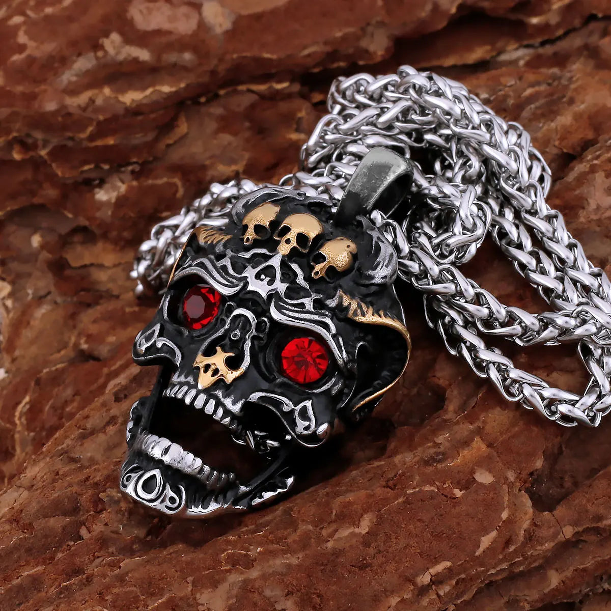 316L Stainless Steel Skull Necklaces