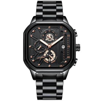Elevate Your Style with the POEDAGAR Luxury Casual Chronograph