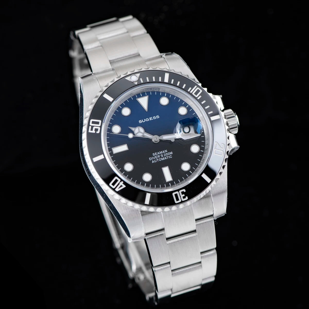Sugess Ocean Star SU126610LV Automatic Diver – Ceramic Green Bezel 40mm Luxury Sports Watch