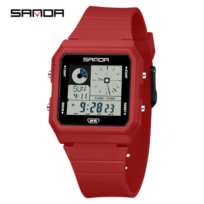 Electronic Watch Multifunction Alarm Calendar Waterproof Sports Watch