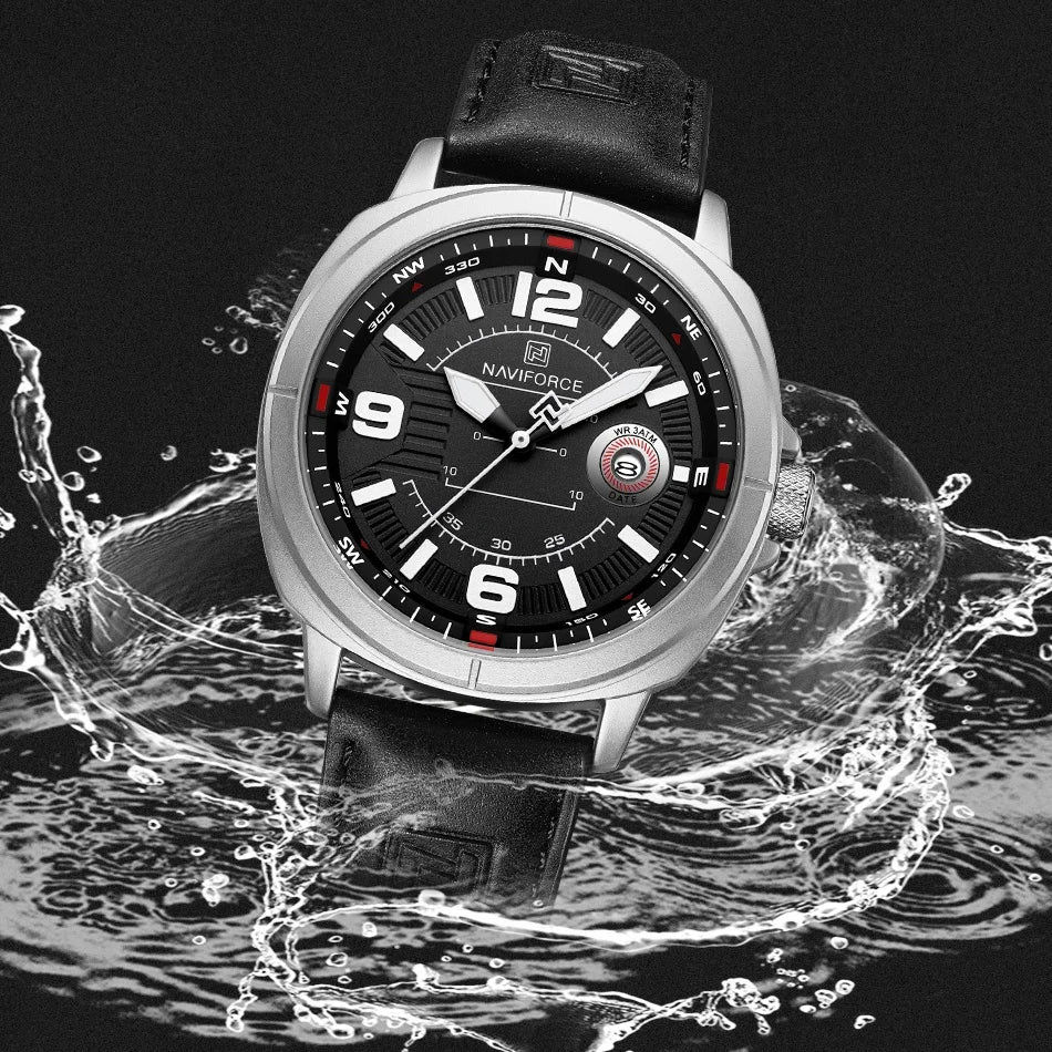 High Quality Quartz Watch Auto Date Display Waterproof