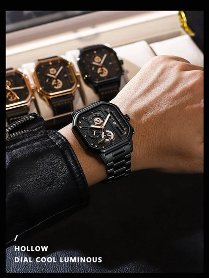 Elevate Your Style with the POEDAGAR Luxury Casual Chronograph