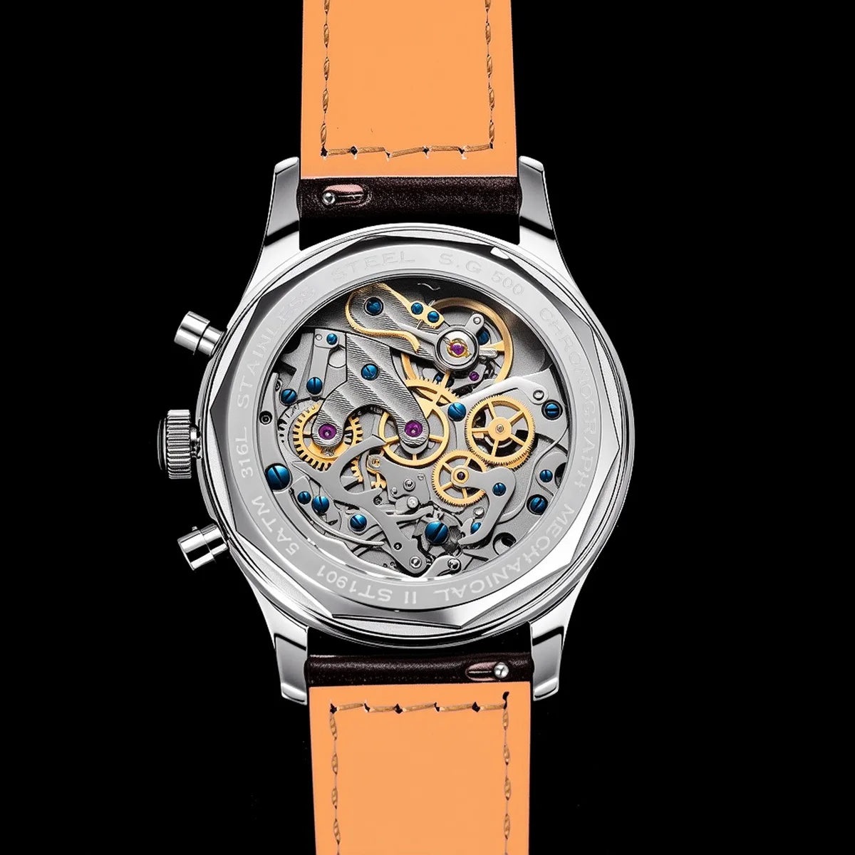 Sugess S365 Chronograph Heritage – 40mm Manual-Wind Mechanical Sports Watch