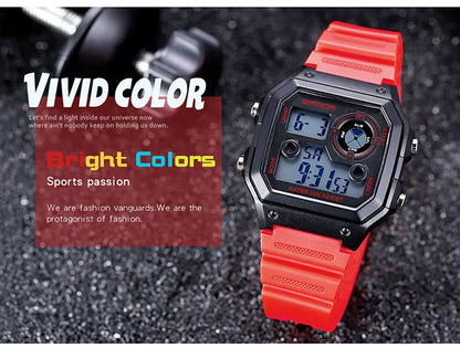Sports Watches Chronos Countdown Waterproof LED Digital electronic Watch