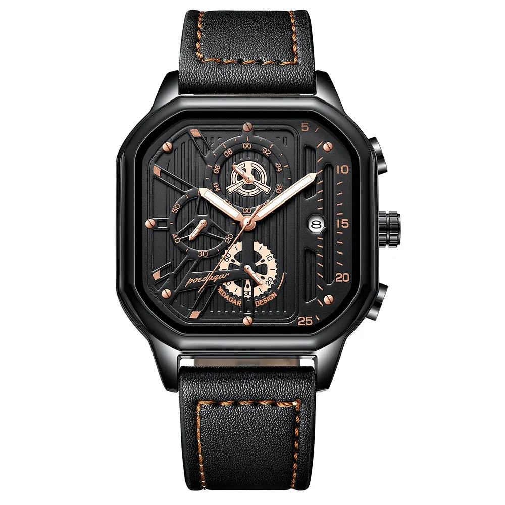 Elevate Your Style with the POEDAGAR Luxury Casual Chronograph