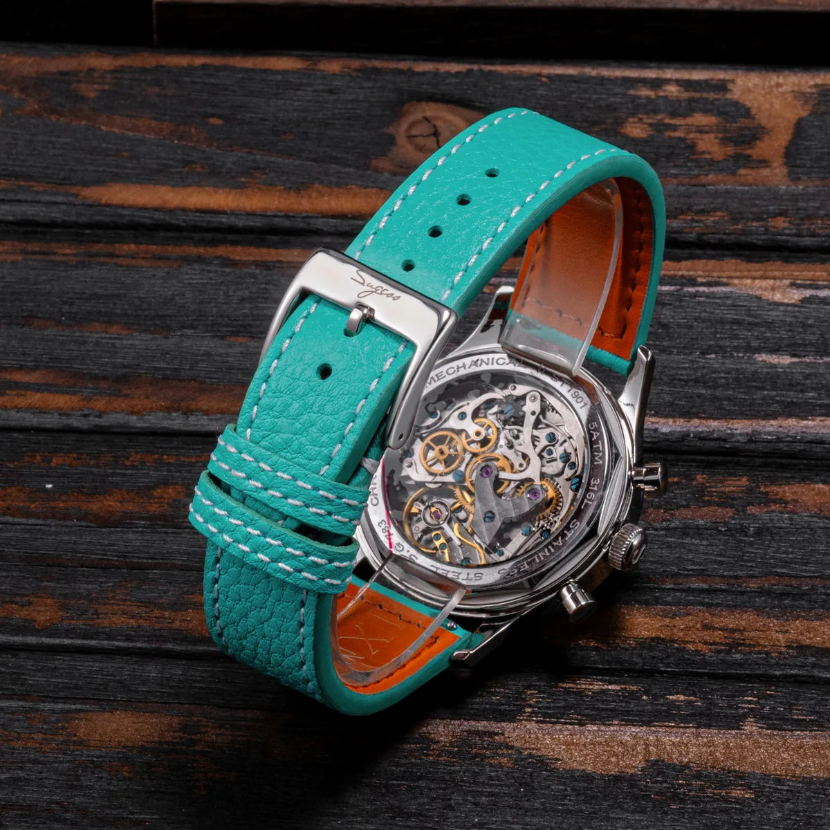 Sugess S365 Chronograph Heritage – 40mm Manual-Wind Mechanical Sports Watch