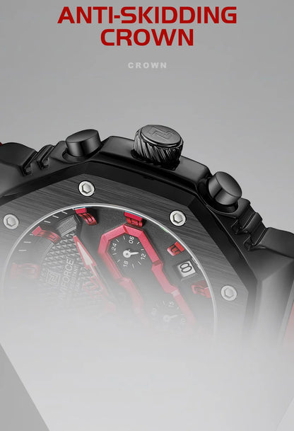 Fashion Sports Watch 30m Waterproof Quartz Movement Luminous Silicone Strap