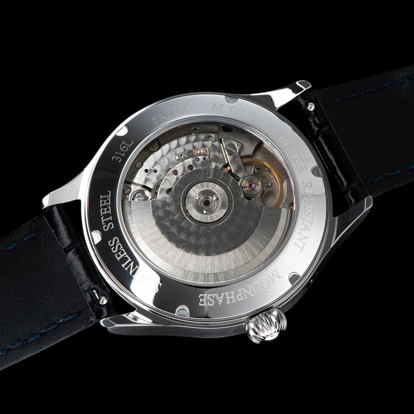 Sugess Moonphase Automatic: Luxury Mechanical Watch with Sapphire Crystal