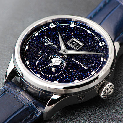 Sugess S401B V3 Moonphase Master – Automatic Big Date Aventurine Dial Luxury Watch