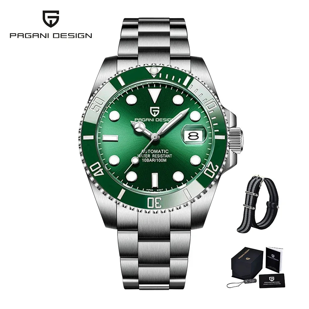 Pagani Design PD1661  – Automatic, Sapphire & 100M Water Resistant Heritage Diver