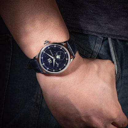 Sugess S401B V3 Moonphase Master – Automatic Big Date Aventurine Dial Luxury Watch