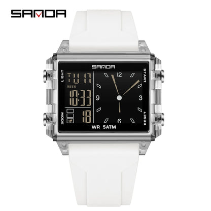 Digital Watch for Men Women Square Dial Sport Watches