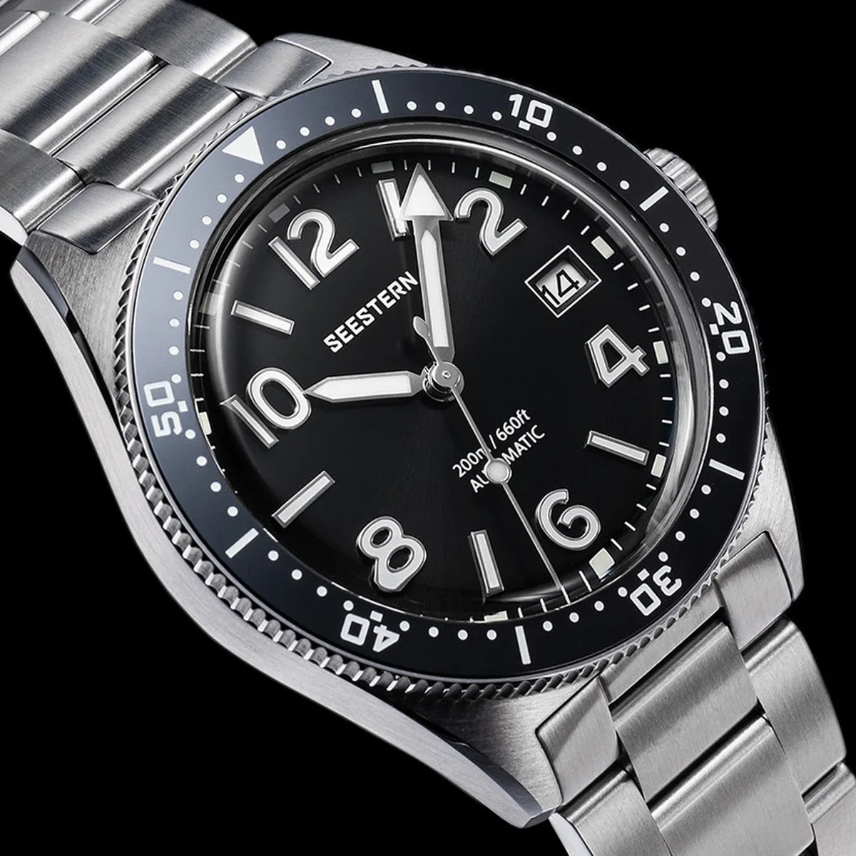 SEESTERN S434 V2 Automatic Diver - Upgraded 39mm Skin Diver