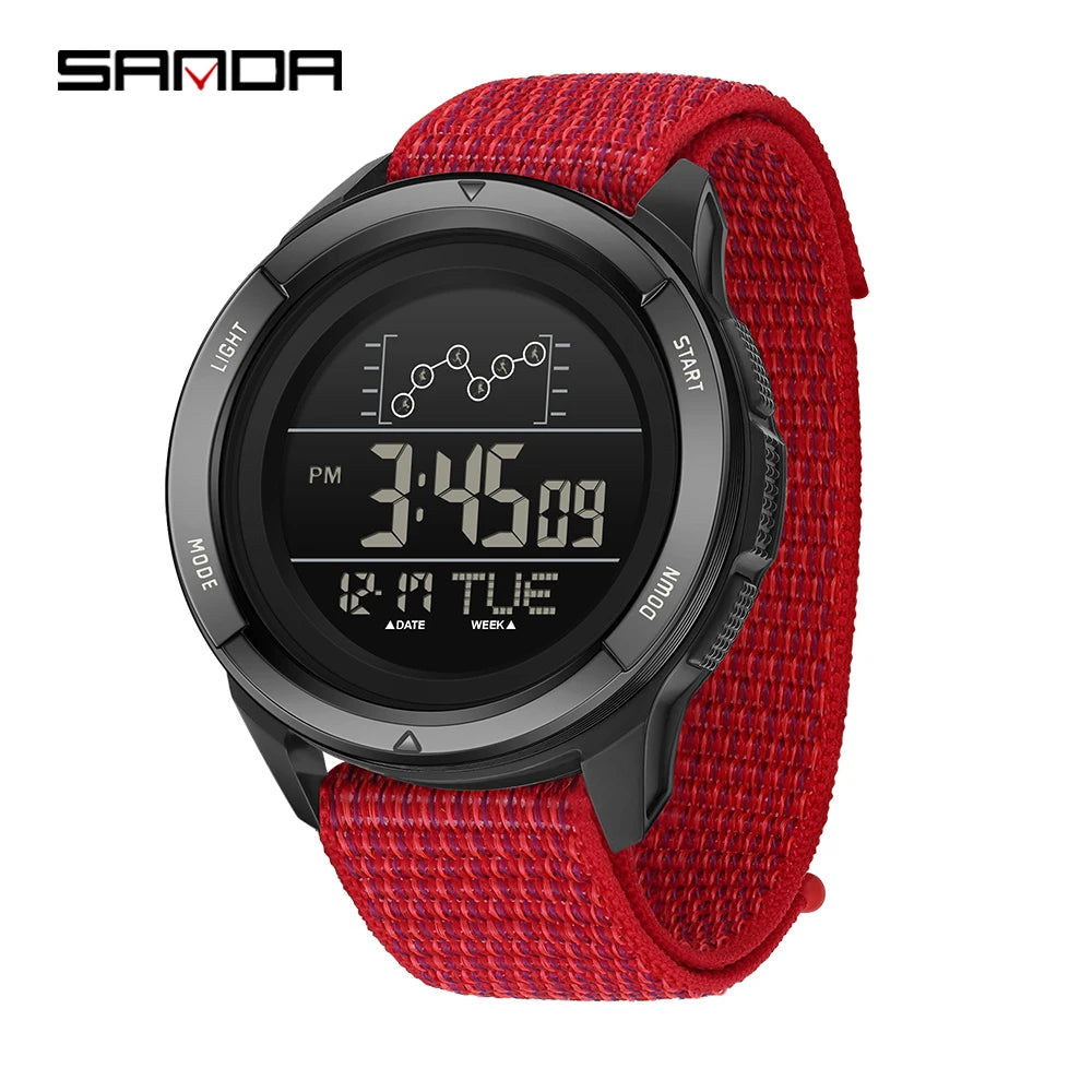 Outdoor Shockproof Watches Nylon Strap Sport Watch