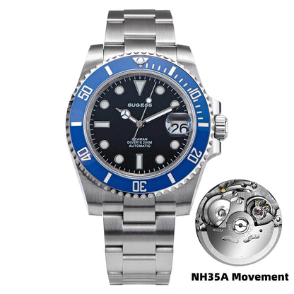 Sugess Ocean Star SU126610LV Automatic Diver – Ceramic Green Bezel 40mm Luxury Sports Watch