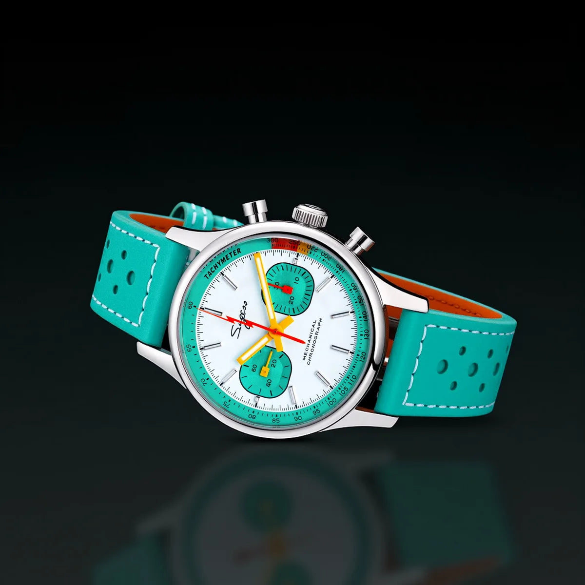 Sugess S365 Chronograph Heritage – 40mm Manual-Wind Mechanical Sports Watch