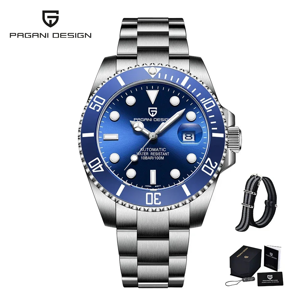 Pagani Design PD1661  – Automatic, Sapphire & 100M Water Resistant Heritage Diver