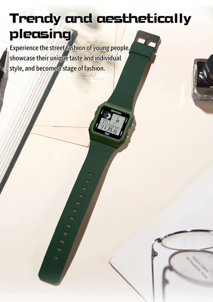Electronic Watch Multifunction Alarm Calendar Waterproof Sports Watch