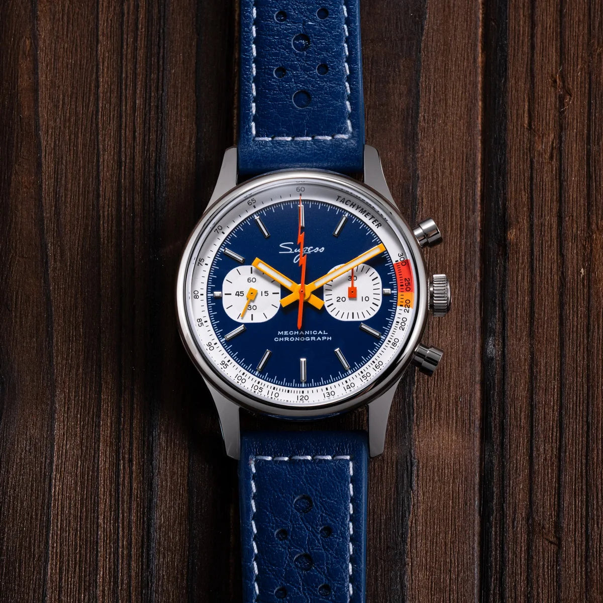 Sugess S365 Chronograph Heritage – 40mm Manual-Wind Mechanical Sports Watch