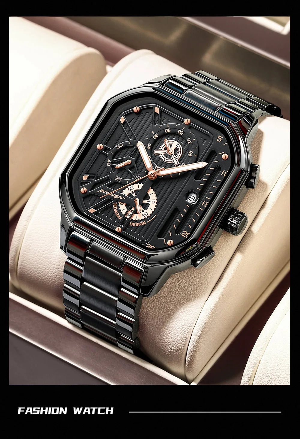 Elevate Your Style with the POEDAGAR Luxury Casual Chronograph