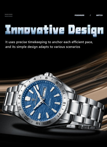Poedagar "Wave-Dial" Sport Luxury – Day/Date Edition