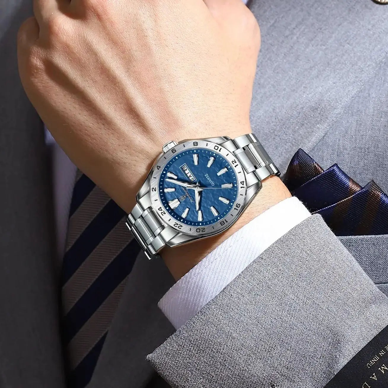 Poedagar "Wave-Dial" Sport Luxury – Day/Date Edition