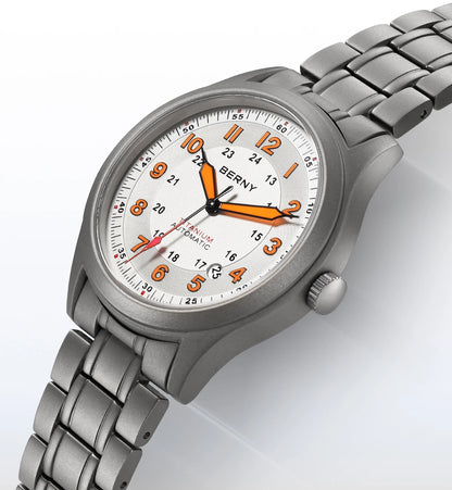 BERNY AMT163MS Titanium Automatic Field Watch