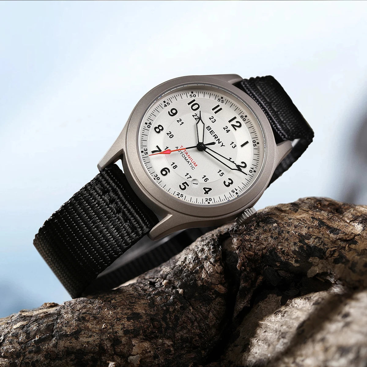 BERNY AMT163MS Titanium Automatic Field Watch